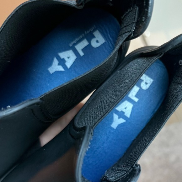 Jeffrey Campbell PLAY Forecast 2 Matte Black Chelsea Rainboots Size 8 Waterproof - Picture 10 of 12